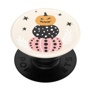 PopSocket PopGrip PopTop Cell Phone Joy Grip Stand Halloween Pumpkin Stack NWT